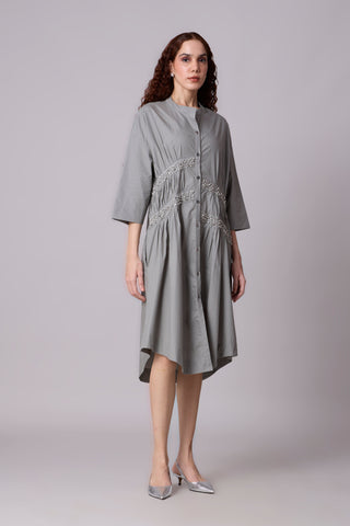 Tatum Dress - Storm Grey