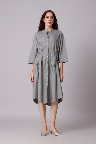 Tatum Dress - Storm Grey