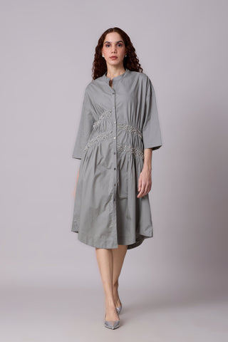 Tatum Dress - Storm Grey