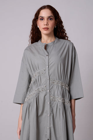 Tatum Dress - Storm Grey