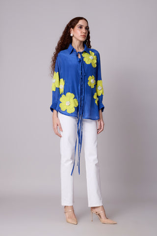 Jolie Shirt - Azure Blue