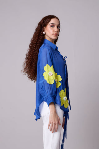 Jolie Shirt - Azure Blue