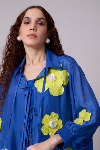 Jolie Shirt - Azure Blue