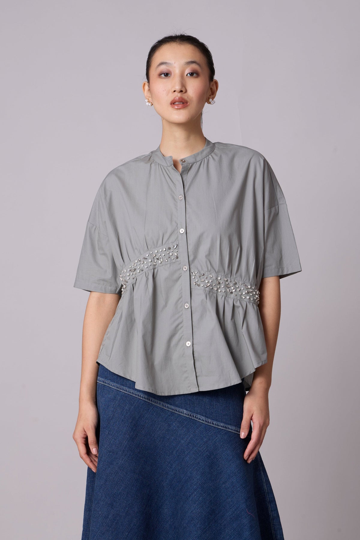 Tatum Shirt - Storm Grey