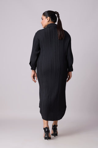 Catherine Shirt Dress - Black