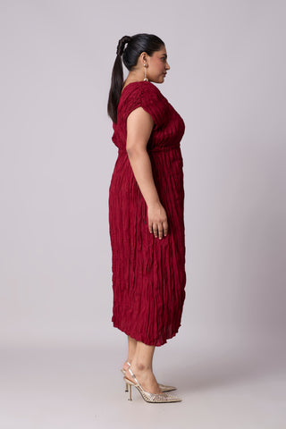 Ember Dress - Maroon