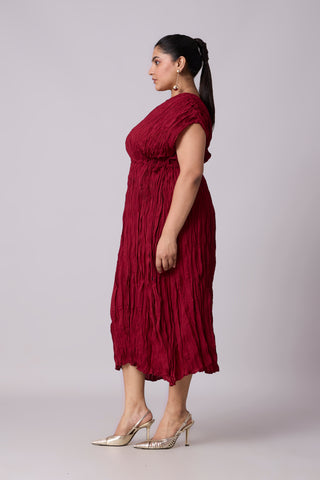 Ember Dress - Maroon