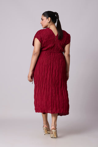 Ember Dress - Maroon