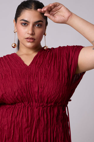 Ember Dress - Maroon