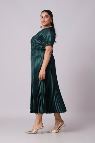 Ivana Dress - Teal Green