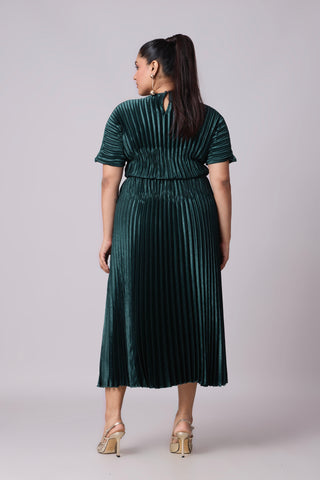 Ivana Dress - Teal Green