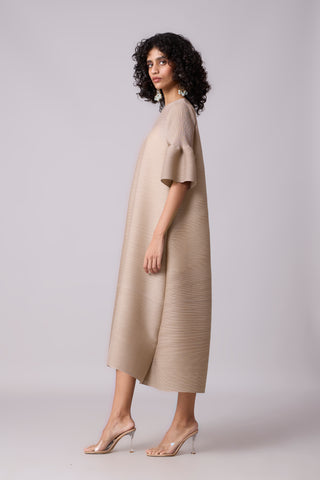 Paulina Midi Dress - Beige