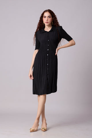 Ruth Shirt Dress - Black