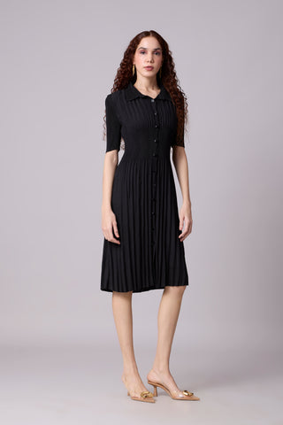 Ruth Shirt Dress - Black