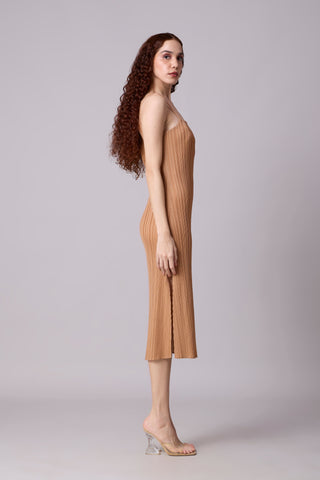 Olivia Slip Dress - Mocha