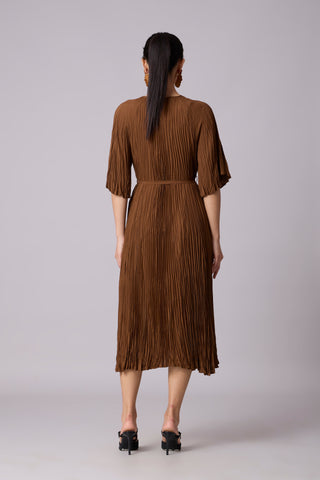 Adelina Dress - Brown