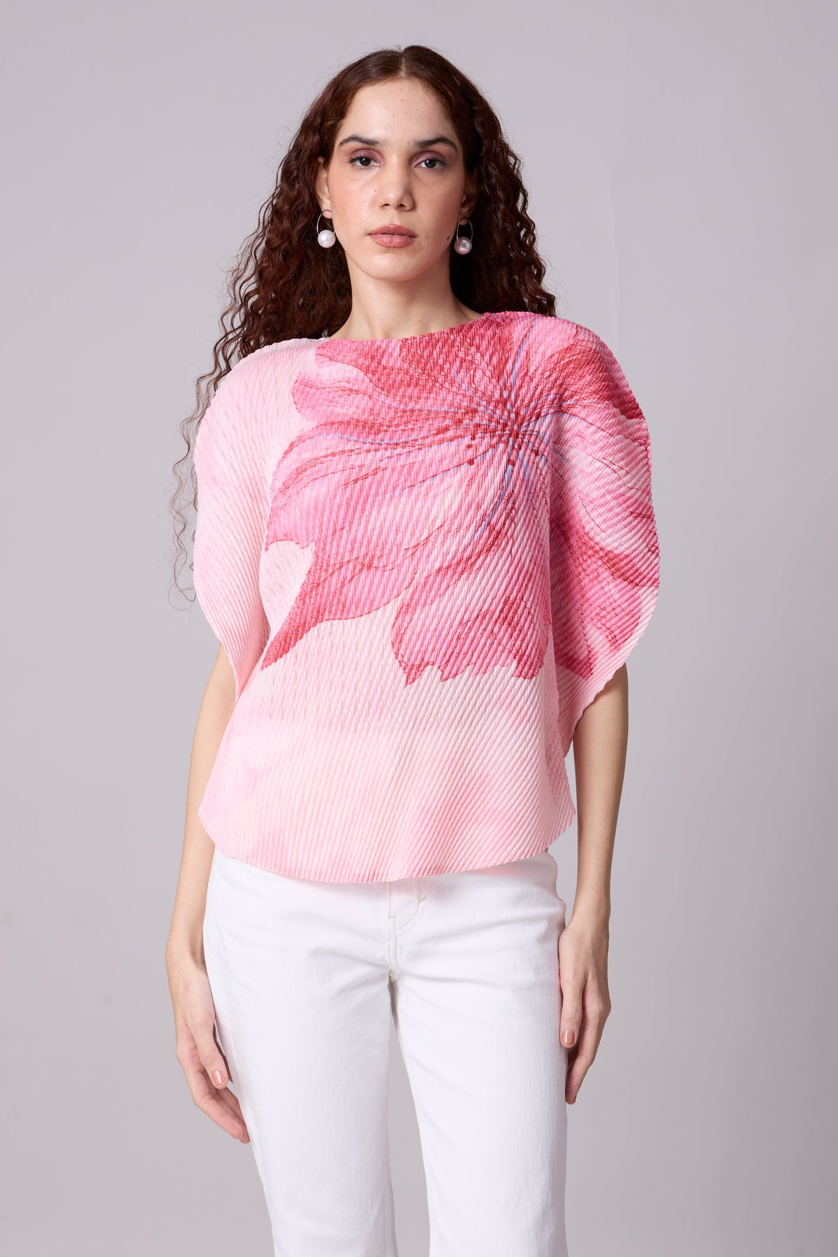 Darell Floral Top - Pink