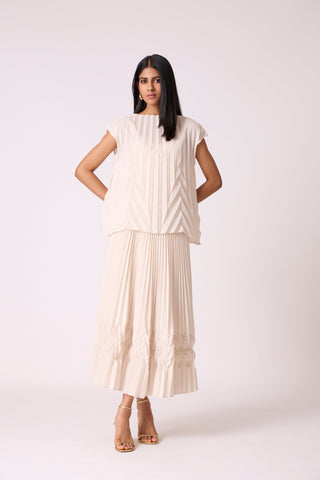 Oasis Skirt Set - Off White