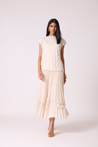 Oasis Skirt Set - Off White