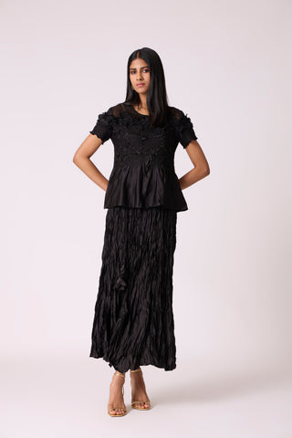 Jade Skirt Set - Black