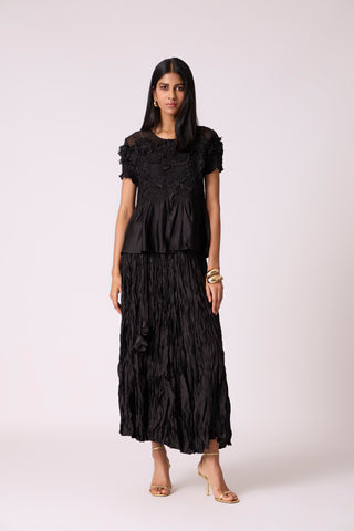 Jade Skirt Set - Black