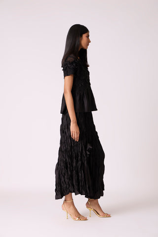 Jade Skirt Set - Black