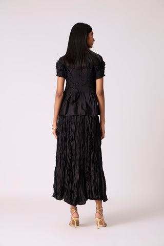 Jade Skirt Set - Black