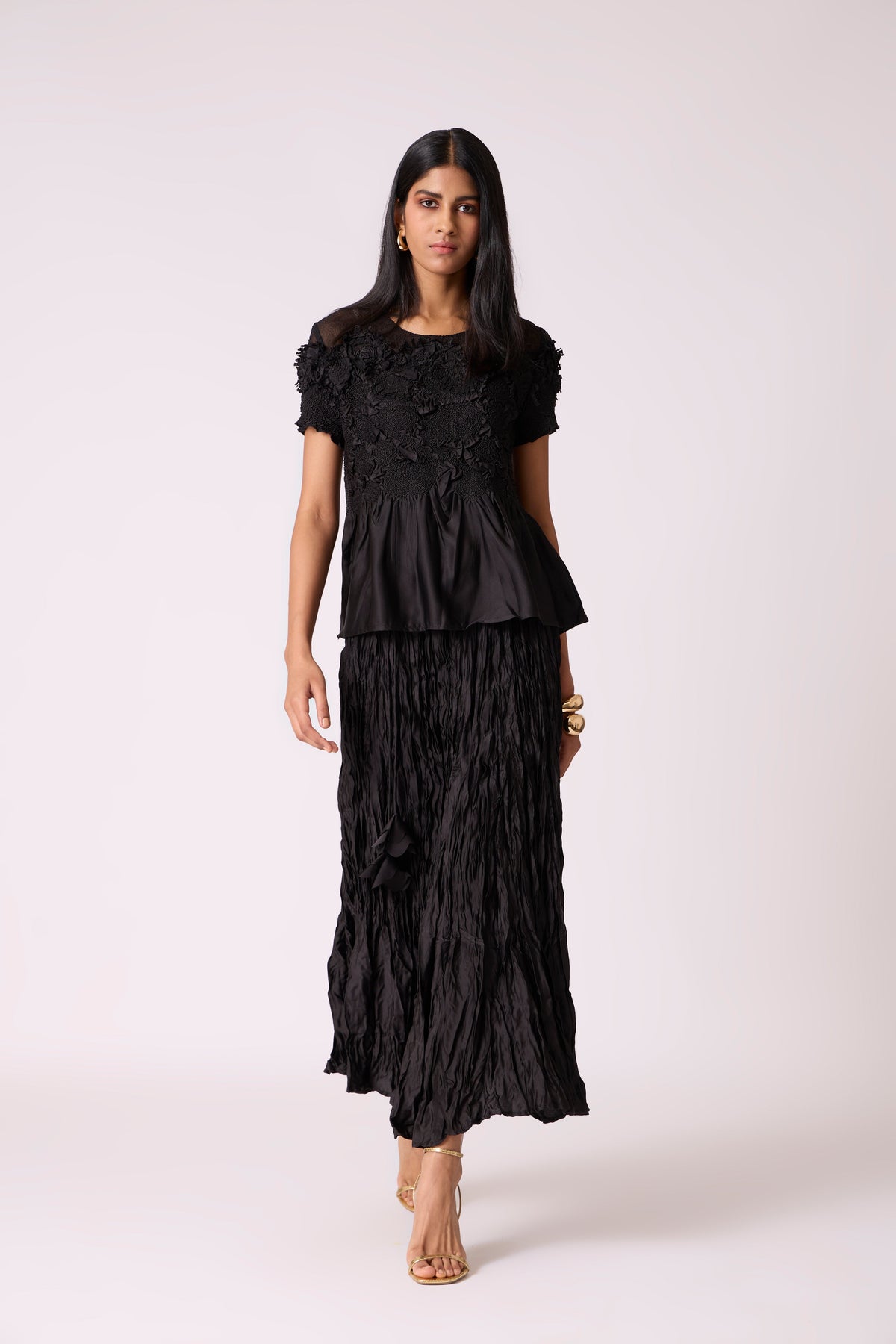 Jade Skirt Set - Black