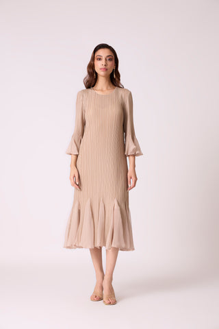 Briana Dress - Sand Beige