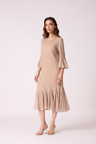 Briana Dress - Sand Beige