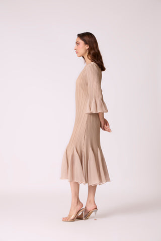 Briana Dress - Sand Beige