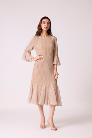 Briana Dress - Sand Beige