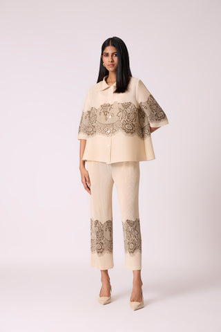 Elisa Shirt Set - Buttercream