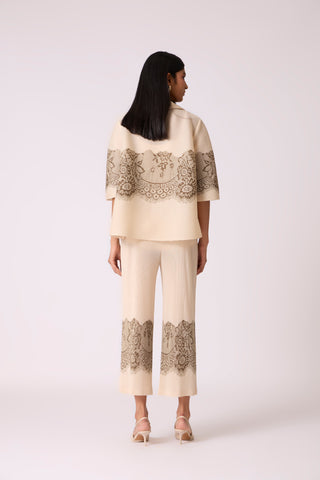 Elisa Shirt Set - Buttercream