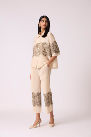 Elisa Shirt Set - Buttercream