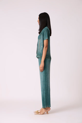 Emilia Denim Wash Set - Green