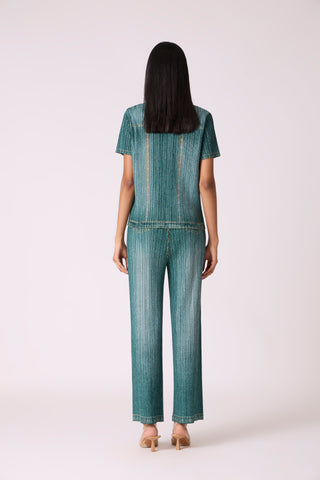 Emilia Denim Wash Set - Green