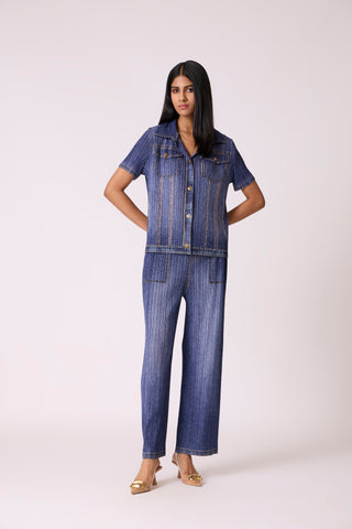 Emilia Denim Wash Set - Blue
