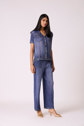 Emilia Denim Wash Set - Blue