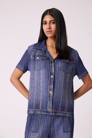 Emilia Denim Wash Set - Blue