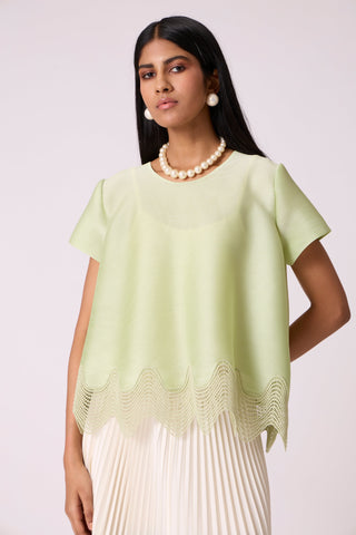 Vence Top - Pastel Green