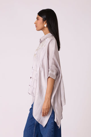 Allegra Shirt - Mercury Grey