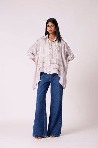 Allegra Shirt - Mercury Grey