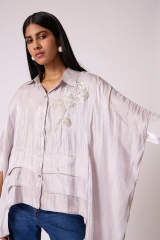Allegra Shirt - Mercury Grey
