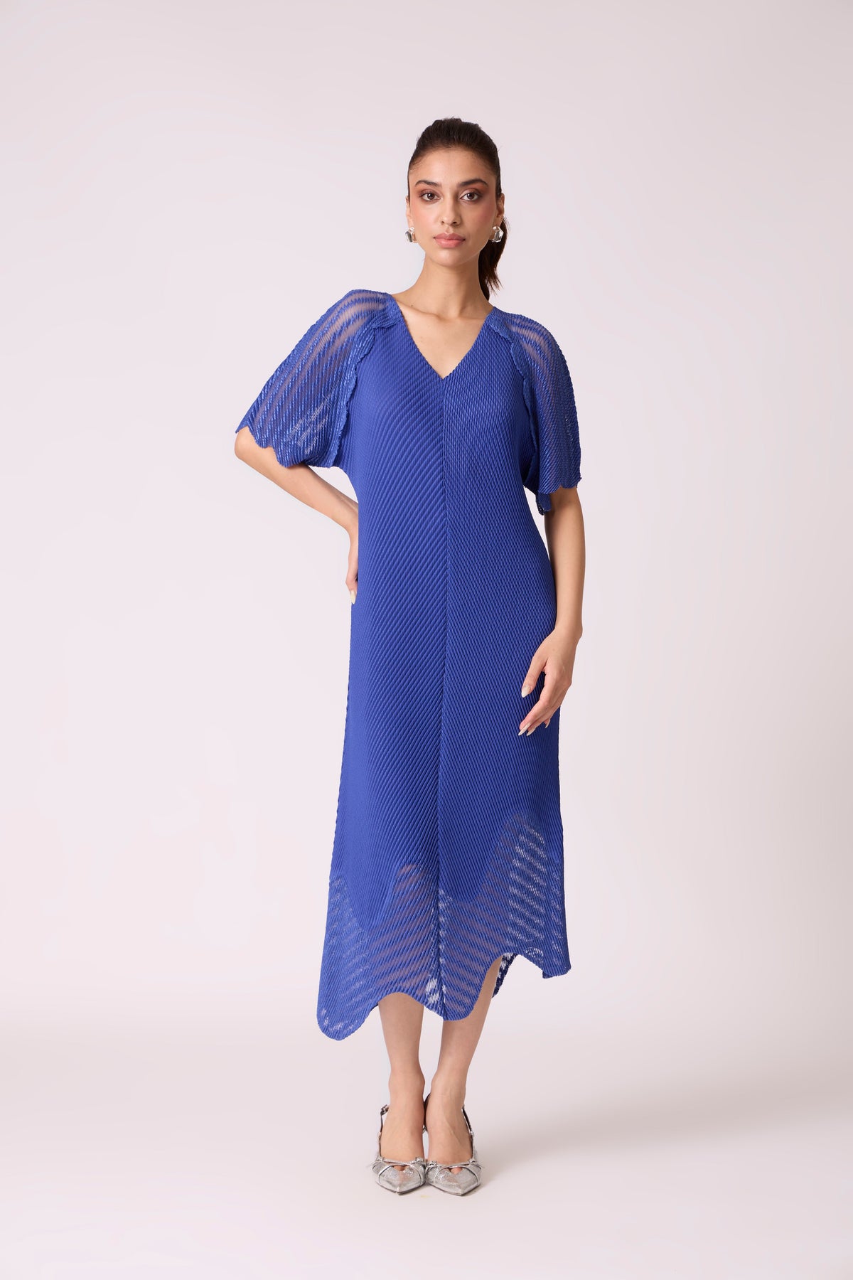 Antoinette Dress - Sapphire Blue