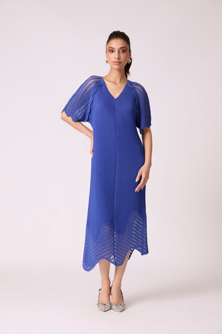 Antoinette Dress - Sapphire Blue