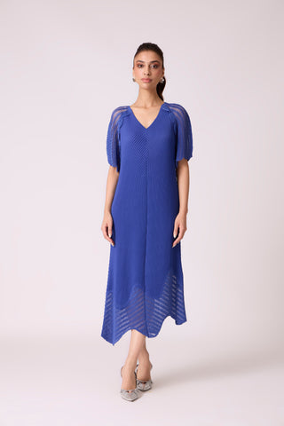 Antoinette Dress - Sapphire Blue