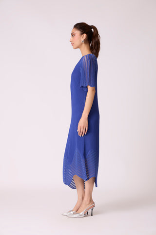 Antoinette Dress - Sapphire Blue