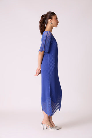 Antoinette Dress - Sapphire Blue
