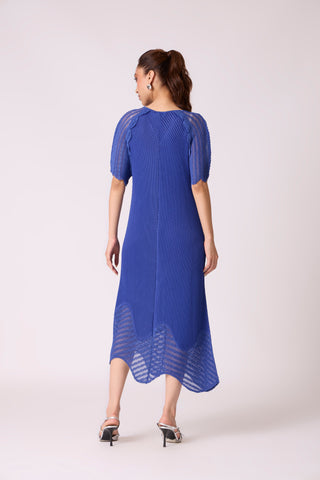 Antoinette Dress - Sapphire Blue